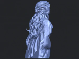 bust of a girl 02 3D Print Model