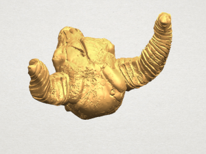 skull of goat 01 3D 프린트 모델
