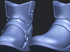 shoe 02 3Dプリントモデル