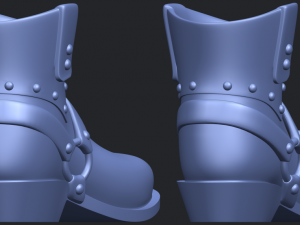 shoe 02 3Dプリントモデル