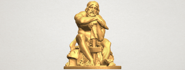 sculpture of thor 3Dプリントモデル .c4d .max .obj .3ds .fbx .stl .blend 