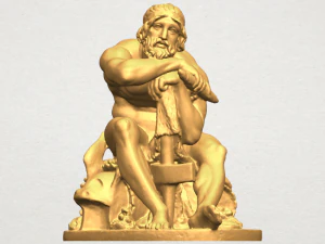 托尔的雕塑 3D 打印模型