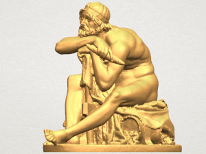 sculpture of thor 3Dプリントモデル