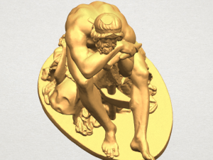 sculpture of thor 3Dプリントモデル