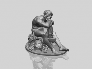 sculpture of thor 3Dプリントモデル