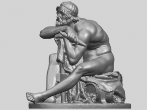 sculpture of thor 3Dプリントモデル