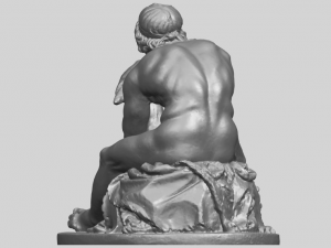 sculpture of thor 3Dプリントモデル