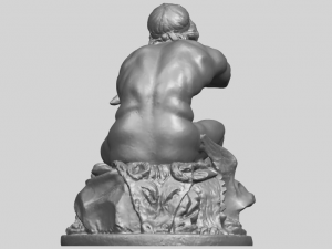 sculpture of thor 3Dプリントモデル
