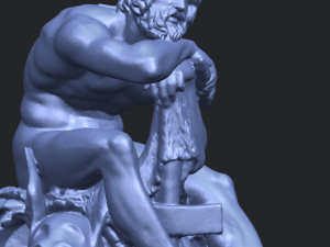 sculpture of thor 3Dプリントモデル