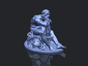 sculpture of thor 3Dプリントモデル