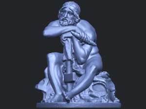 sculpture of thor 3Dプリントモデル