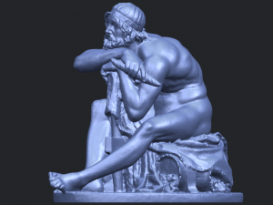 sculpture of thor 3Dプリントモデル