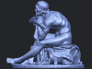sculpture of thor 3Dプリントモデル