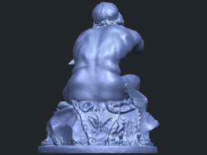 sculpture of thor 3Dプリントモデル