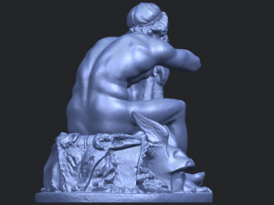 sculpture of thor 3Dプリントモデル