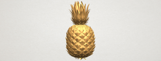 pineapple Modelo de Impressão 3D .c4d .max .obj .3ds .fbx .stl .blend 