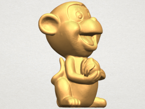 cute monkey 3D Print Model