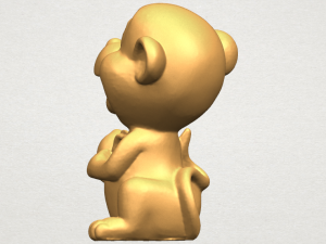 cute monkey 3Dプリントモデル