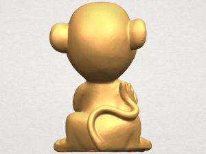 cute monkey 3Dプリントモデル