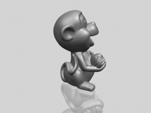 cute monkey 3Dプリントモデル
