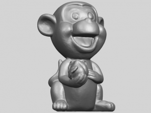 cute monkey 3Dプリントモデル