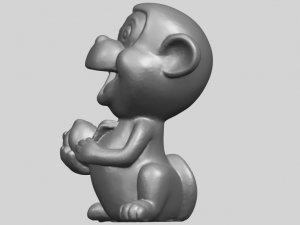 cute monkey 3Dプリントモデル