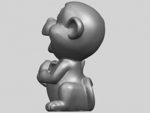 cute monkey 3Dプリントモデル