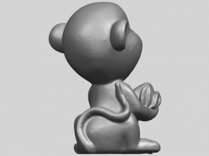 cute monkey 3Dプリントモデル