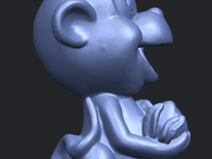 cute monkey 3Dプリントモデル