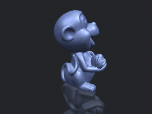 cute monkey 3Dプリントモデル