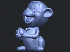 cute monkey 3Dプリントモデル