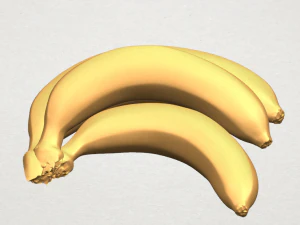 banana 01 3D Print Model