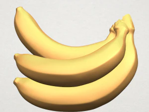 banana 01 3D Print Model