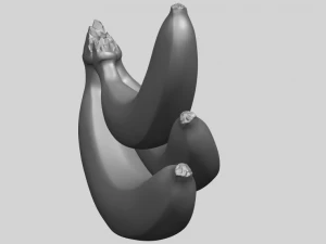 banana 01 3D Print Model