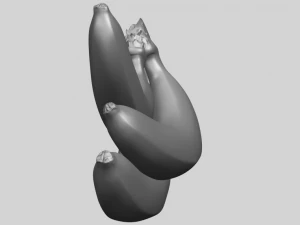 banana 01 3D Print Model