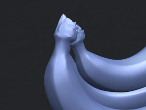 banana 01 3D Print Model