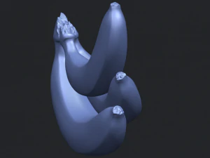 banana 01 3D Print Model