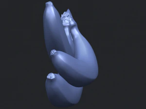 banana 01 3D Print Model