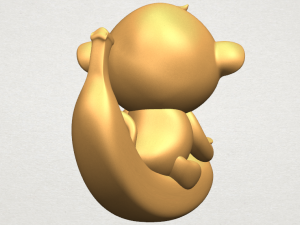 monkey and banana 3D Baskı Modeli