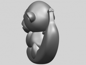 monkey and banana 3D Baskı Modeli