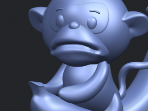 monkey and banana 3D Baskı Modeli