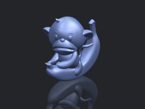 monkey and banana 3D Baskı Modeli