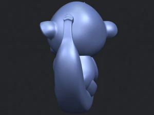 monkey and banana 3D Print Model
