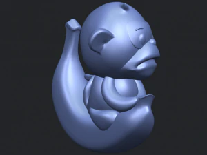 monkey and banana 3D Print Model