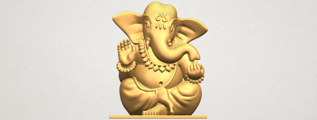 ganesha 02 Modello di stampa 3D .c4d .max .obj .3ds .fbx .stl .blend 