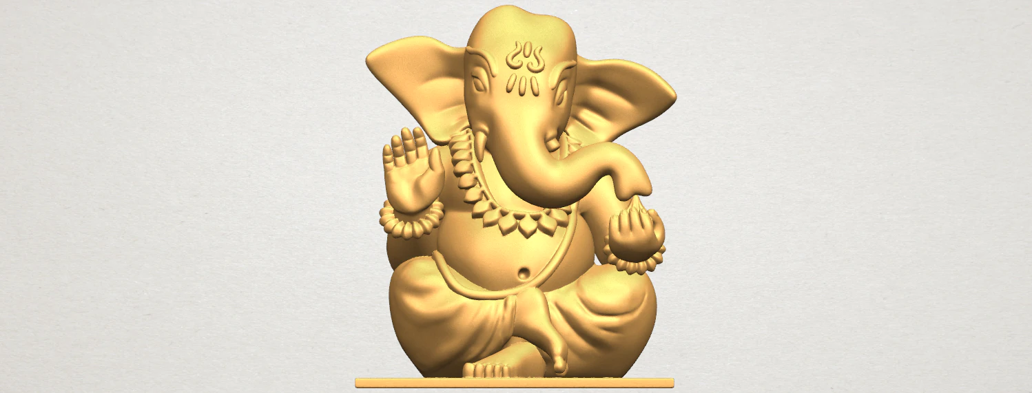 ganesha 02 3D Print Model .c4d .max .obj .3ds .fbx .stl .blend 