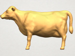 奶牛 3D 打印模型