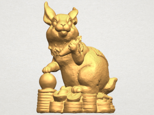 rabbit 02 3D Print Model