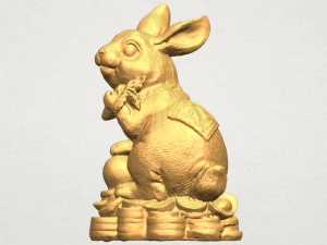 rabbit 02 3D Print Model