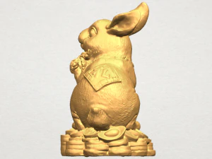 rabbit 02 3D Print Model